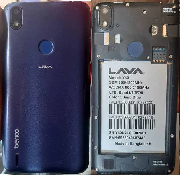 Lava Y40 Flash File AH9910 Tested Firmware