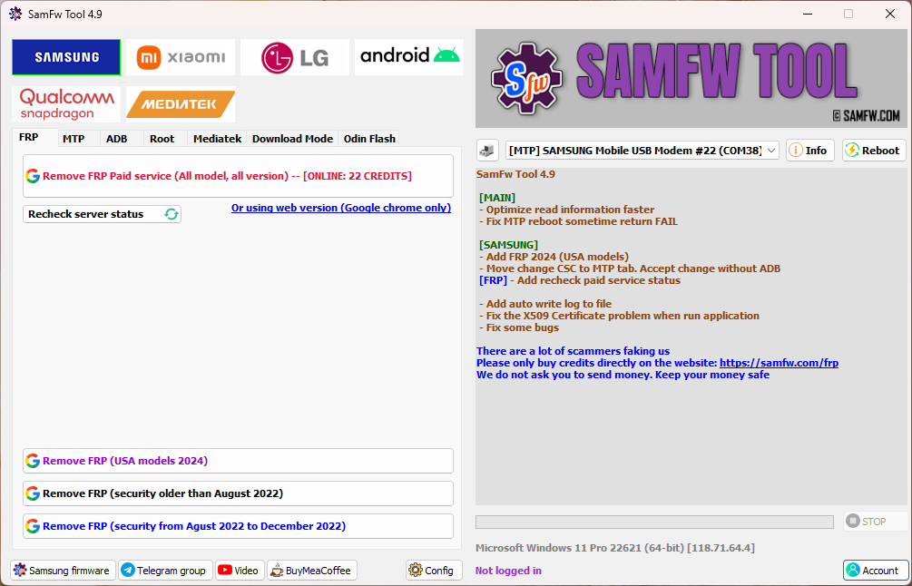 SamFw Tool 4.9 